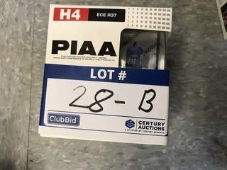 (2 Boxes) Piaa Light Bulbs, H4, (New)