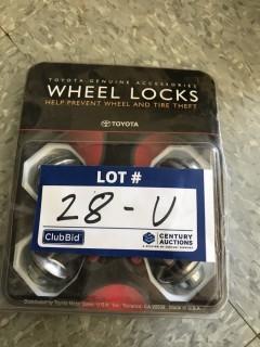 (1) Wheel Lock Kit,  Toyota PN 276-60070