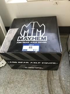 Mayhem Rear Axle Cover 22.5 Inch x 24.5 Inch, 10 Lugs with 11.25 Inch Bolt Circle, PN M-1000R-Blk