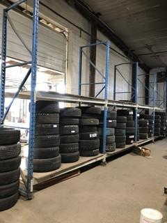 Metal Pallet Racking, 35ft x 32ft Deep x 12ft High, 2 Shelves, (contents not included)