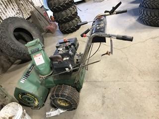 Baycrest Snow Blower, 10HP, 5SP With Reverse, 120V Start, Model 76HB 1026E, SN S8601636