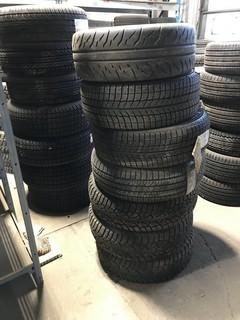 Quantity of 17in Tires, (4) Yokohama P 255/60R17, (1) Michelin 225/50R17, (2) Others