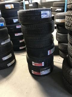 Quantity of 17in Tires, (3) Rovelo 245/45ZR17, (2) Blacklion 245/45-17, (1) Khumo 215/45-17