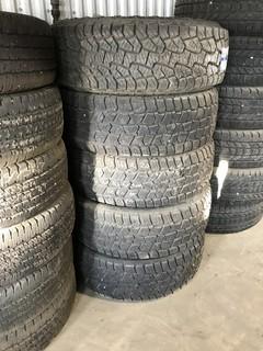 (1) New LT 275/65R20, (4) Used 20in Tires