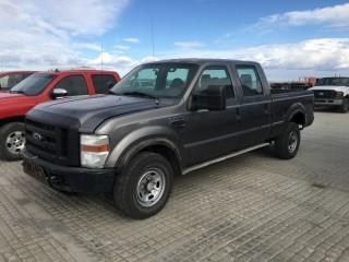 2010 Ford F350 4x4 P/U c/w V8, Auto, A/C. Showing 96,072 Kms. S/N 1FTWW3B50AEA21096. Note:  Out of Province Vehicle.
