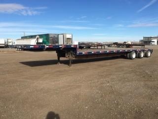 Triaxle Step Deck. No Serial Number Available or Registration. Note:  Out of Province. Yard Use Only.