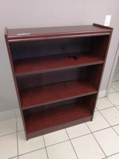 4-Tier Wood Book Self