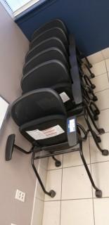 Qty Of (6) Folding Office Chairs