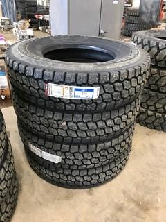 (4) 11R22.5 Tires