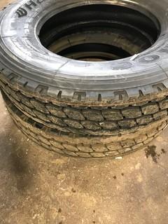 Set of 11R24.5 Tires