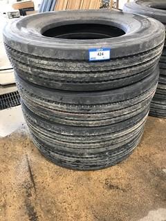 (4) 11R24.5 Tires