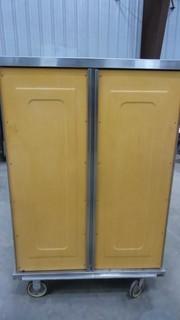 Caddy Double Door Tray Cabinet On Casters 