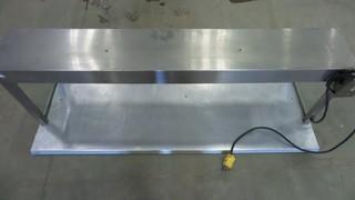 48" Custom Made Countertop Heat Lamp With Stand
