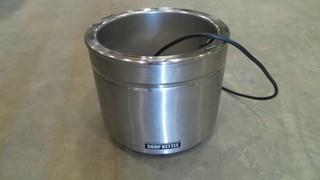 Stainless Steel Exterior Counter Top Soup Kettle Without Insert