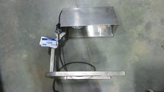 Countertop Heat Lamp With Two Bulbs 120V 