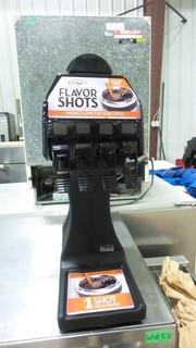 Flavour Shot Polycarbonate Creamer Dispenser, With 4 Dispensing Handles