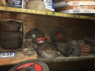 Assorted Abrasive Disks, Wire Wheels, Etc.