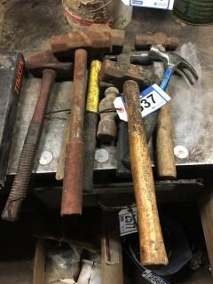 Assorted Hammers.