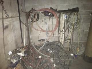 Assorted Wire, Cable, Stand.