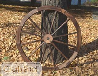 New 42" Decorative Wood Garden Wheel