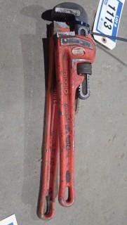 (1) 14" And (1) 18" Pipe Wrench