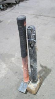 (1) 5lb Sledge Hammer And (1) 2lb Welding Hammer