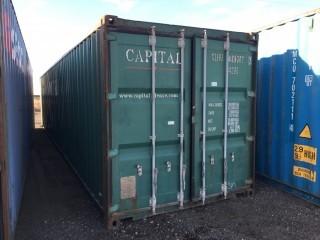 40' Storage Container. # CLHU 4390022. 