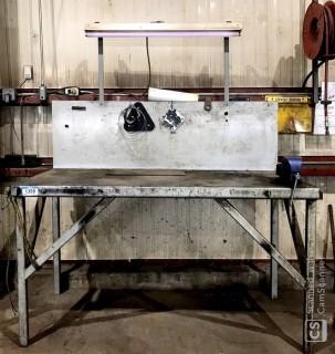 Steel Work Bench w/ Fluorescent Light