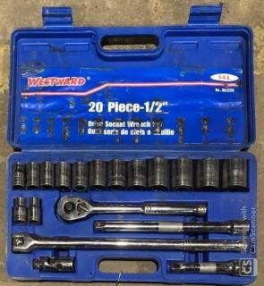 Westward 1/2" Dr Socket Set