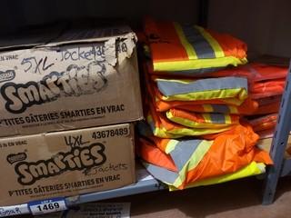 Contents Of Shelf: Includes Jackets And Safety Vests