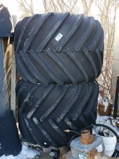 (2) Vac Truck Floater Tires