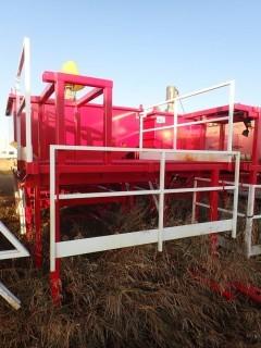 8'x8' Mud Mixing Hopper (No Pump), C/W Railing's And Step's, RF87-AM213-215 Type Sew-Eurodrive, SN 80.1808234502.0008X11 *Buyer Responsible For Load Out*