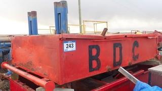 Skid Mounted Mud Tank *Buyer Responsible For Load Out*