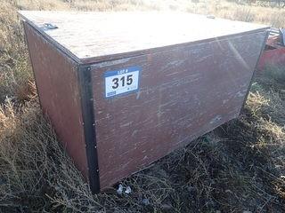 Wood Storage Crate C/w Contents