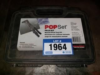 Pop Set PS15-Kit And Manual Rivet Tool Set