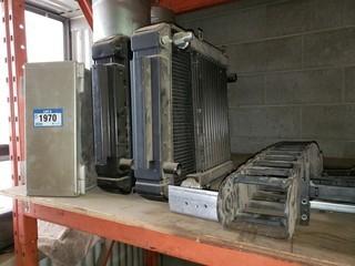 Heli Drill Compressor Tanks C/w Radiators And Misc Supplies