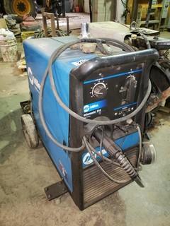 Miller Millermatic 210 Single Phase MIG Welder C/w Cart And Regulators. SN LC473230