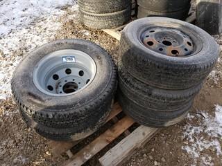 (3) 15" Rims/Tires, (1) 16" Rim/Tire And (1) 16" Dually Rim/Tire