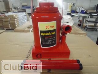 New 50 Ton Hydraulic Bottle Jack