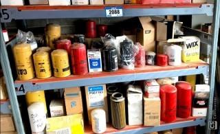 Contents Of Shelves: Includes Assorted Filters And Misc Supplies