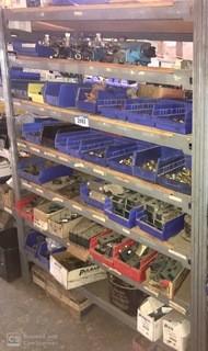 Shelving Unit C/w Qty Of Heli Parts (Fittings, Seals, Pumps And Valves)