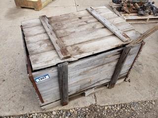 31" X 44" X 26" Wood Crate C/w Contents