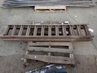 Qty of (2) 15.5" X 7' Metal Ramps