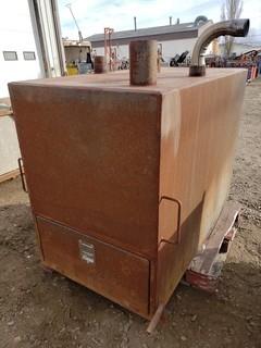 Metal Tank C/w Bottom Storage Box