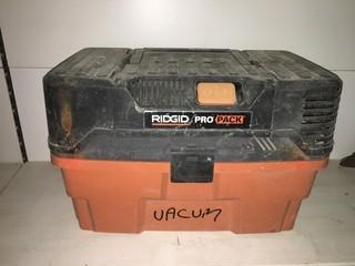 Rigid Pro Pack Vacuum.
