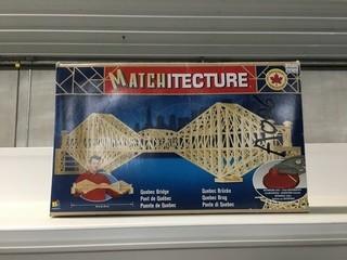 Matchitecture Quebec Bridge Building Kit.