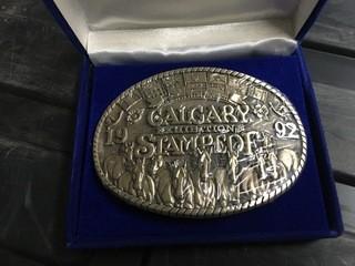 Calgary Stampede 1992 Belt Buckle.