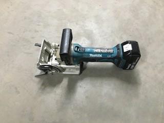 Makita 18V Plate Joiner, with Battery.