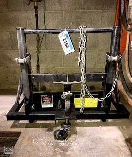 1500lb Capacity Wheel Dolly C/w Hoses And Wheel Chocks