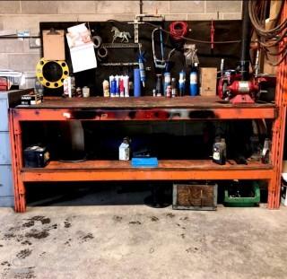 Work Bench C/w Contents *Excluding Bench Grinder*